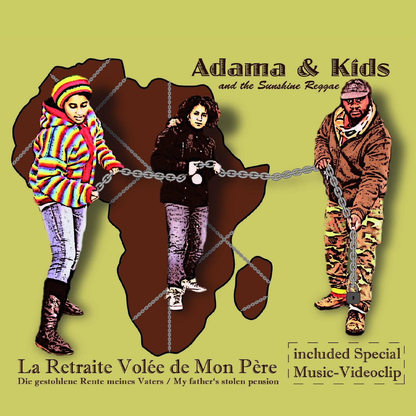 Album Adama Sunshine and Kids - LA RETRAITE VOLEE DE MON PERE